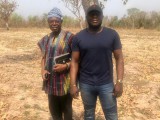 A visit with the chief sisipe on a visit to meet local charcoal exporters and growers to intervene with sourcing for partners and on how to increase production and create jobs for locals in the area
