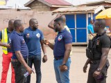 The UEN team at the fumigation and clean up at abeka