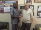 With Mr Ali Arkan, Turkish businessman, philanthropist and Member of the Turkish chamber of commence at our office in 2015 to discuss partnership with his foundation and ways collaborate on key projects.